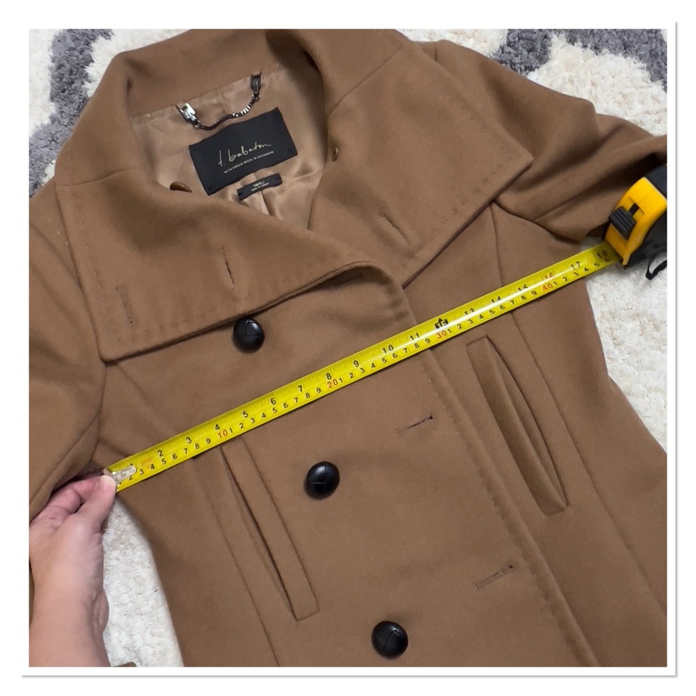 BABATON 'Howell' Double-Breasted Camel Pea Coat - Picture 11 of 15